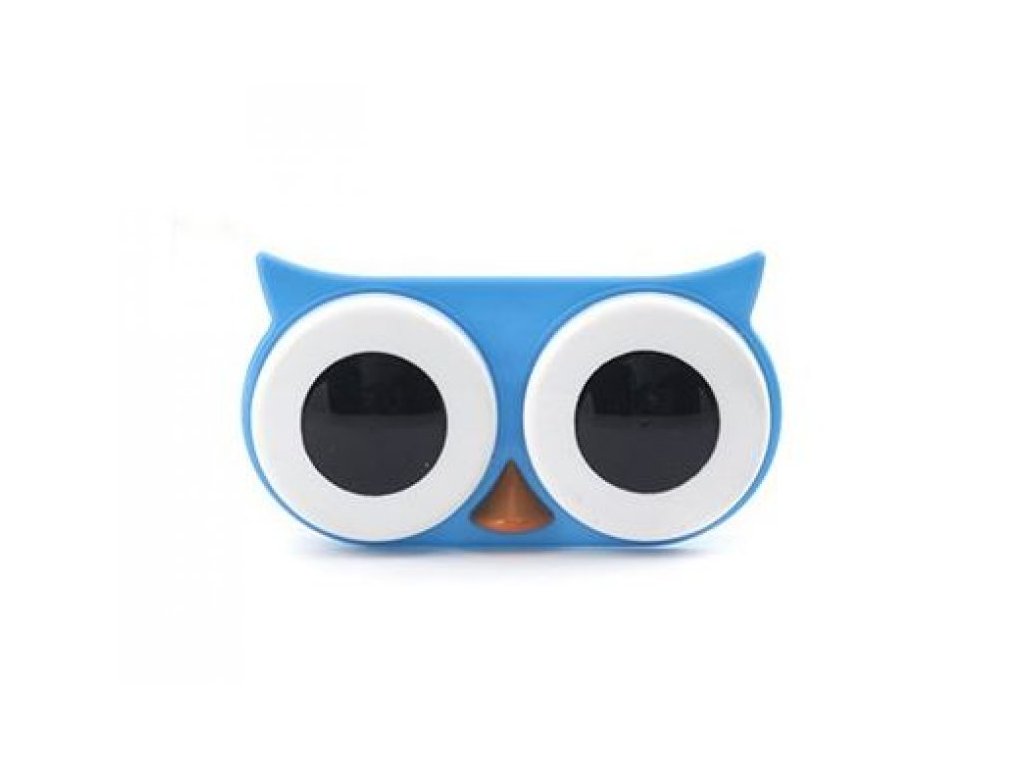 Pouzdro na kontaktní čočky - sova