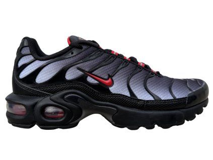Nike Air Max Plus Black-University Red-Met Silver