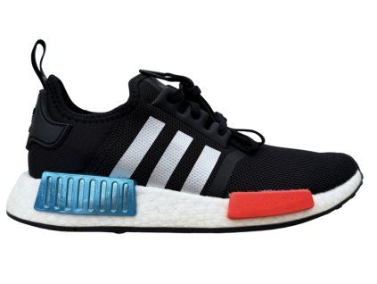 adidas NMD_R1 Core Black/Silver Metallic/Solar Red