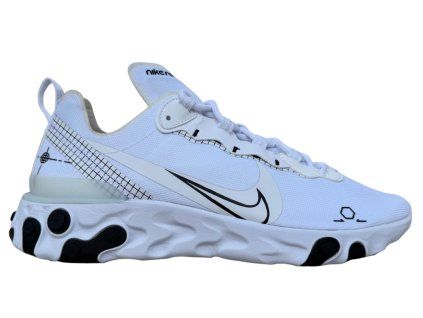 Nike React Element 55 Schematic White/Black