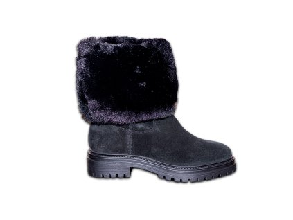 Geox Polokozačky D Iridea D04HRM 022BH C9999 Černá