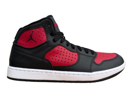 Jordan Access Black/Gym Red-White