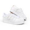 adidas Superstar Bold Cloud White Gold Metallic