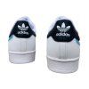 adidas Superstar White Black Blue Logo Gradient
