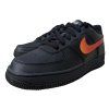 Nike Air Force 1 GS Black / Magma Orange