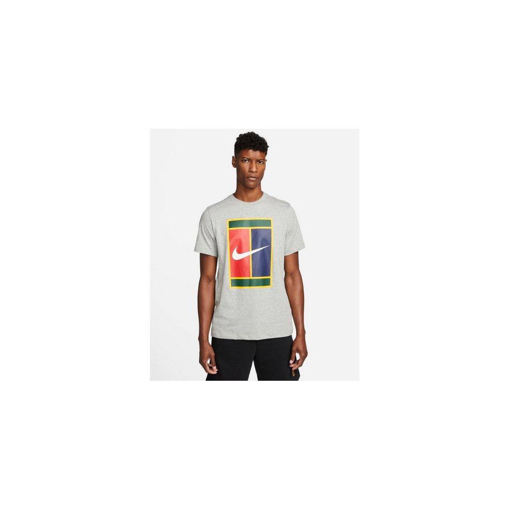 M NKCT TEE HERITAGE LOGO-Pánské tenisové triko (Velikost XXL)