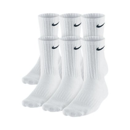 NIKE 6 pack cotton cushioned sport running soft dry socks  (Velikost 11-14 UK)