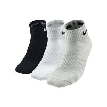 NEW 3PPK CTN HALF CUSH QT SMLX/MULTI CLR (Velikost 11-14 UK)