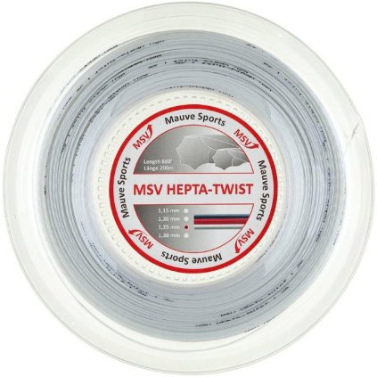 MSV Focus Hepta Twist 200m (Velikost 1.25 mm Bílá)