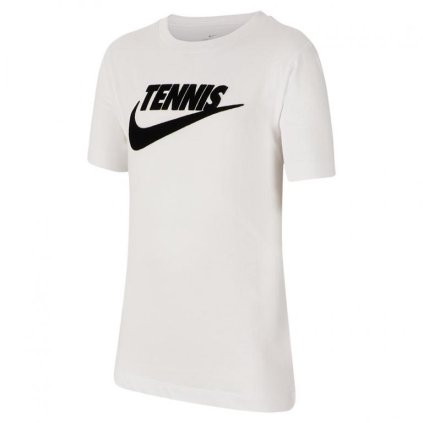 YTH NKCT SS TEE DFC TENNIS GFX-Chlapecké tenisové triko (Velikost M)