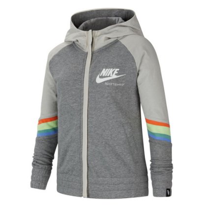 Nike Sportswear Heritage-Dívčí vonočasová mikina (Velikost L)