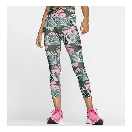 NIKE W NK FAST CROP RUNWAY-Dámské 7/8 legíny (Velikost S)