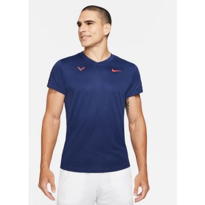 RAFA M NKCT DF CHALLNGR TOP SS-Pánské tenisové triko (Velikost M)