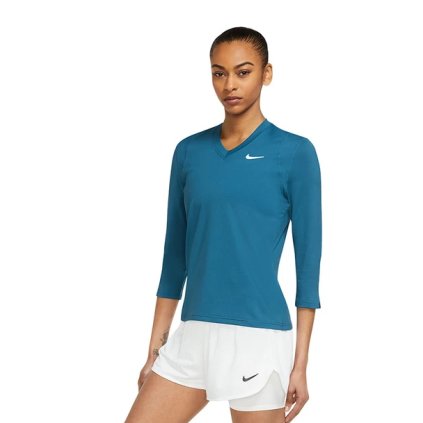 W NKCT VCTRY DF TOP 3/4 SLV-Dámské tenisové triko (Velikost L)