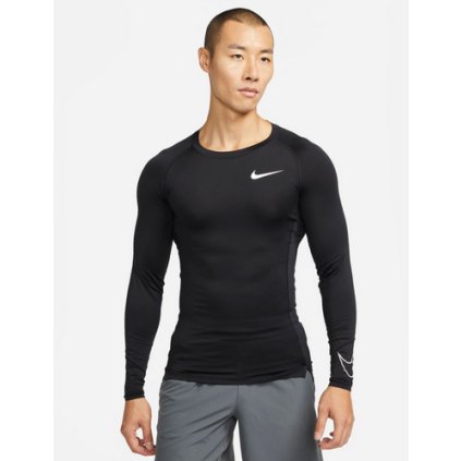 M NP DF TIGHT TOP LS-Pánské thermo triko (Velikost XL)