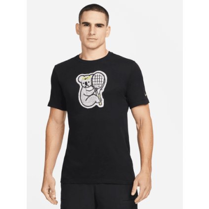 M NKCT DF TEE HYPERLOCAL MB-Pánské tenisové triko (Velikost XS)