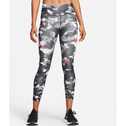 W NK DF FAST MR 7/8 TGHT NV P-Dámské 7/8 legíny (Velikost S)