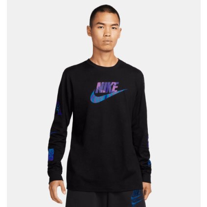 M NSW FESTIVAL HBR LS TEE-Pánské volnočasové triko (Velikost XL)