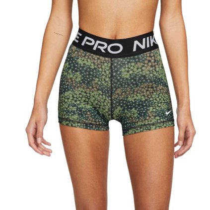 Nike W NP DF AOP SHORT-Dámské elasťáčky (Velikost M)