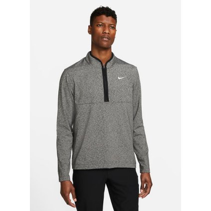 Nike Golf Dri Fit Victory Heather 1/2 Top-Pánské golfové triko (Velikost S)