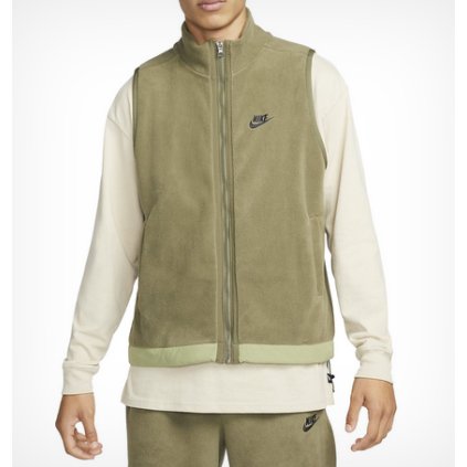 NIKE CLUB FULL ZIP JACKET-Pánská vesta (Velikost XL)