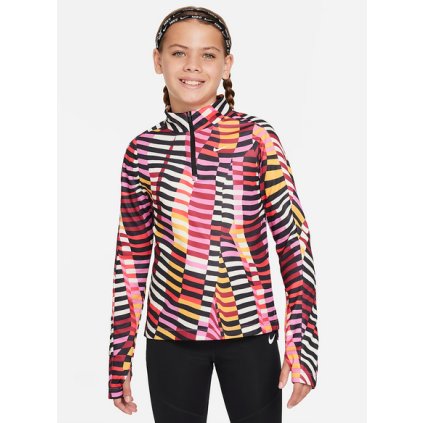 Nike Dri-FIT Lauf-Longsleeve-Dívčí triko (Velikost S)