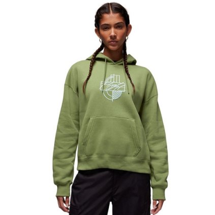 W J BRKLN FLC PO GFX-Dámská volnočasová mikina (Velikost XL)