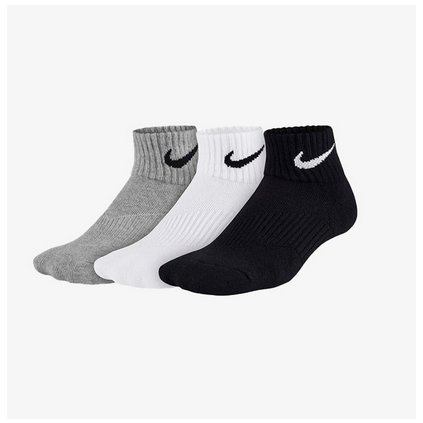 NIKE Y NK PERF CUSH QT 3PR-Juniorské ponožky (Velikost 38-42 EUR)