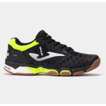Joma V.IMPULSE MEN 2401 NEGRO AMARILLO FLÚOR-Pánské sálové boty (Velikost 45 EU)