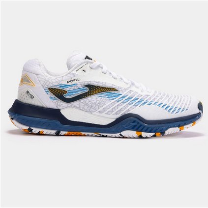 Joma POINT MEN 2402 BLANCO AZUL-Pánské tenisové boty (Velikost 45 EU)