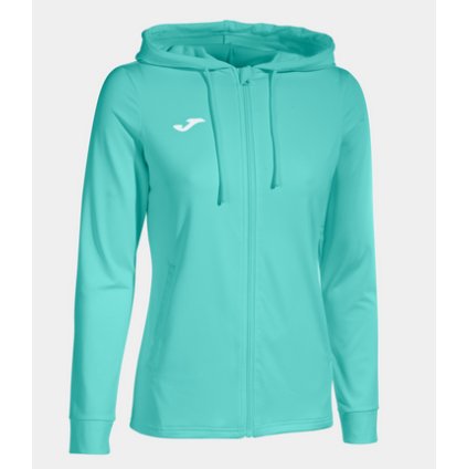 SCULPTURE II ZIP-UP HOODIE TURQUOISE-Dívčí mikina (Velikost XS=153-164cm)