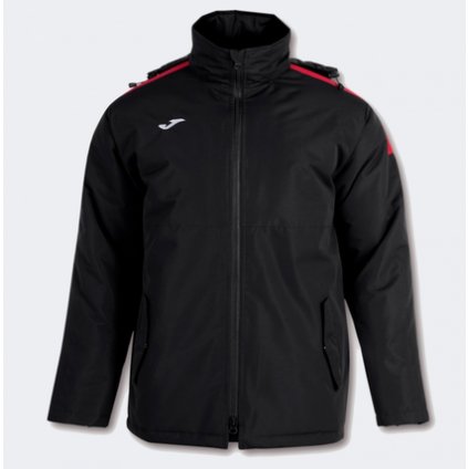 TRIVOR ANORAK BLACK RED-Pánská zimní bunda (Velikost L)