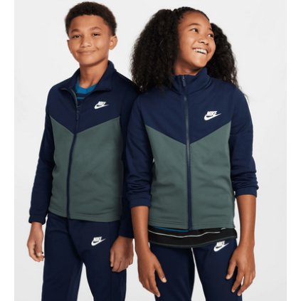  Nike K NSW TRACKSUIT POLY FZ HBR-Juniorská souprava (Velikost XL)