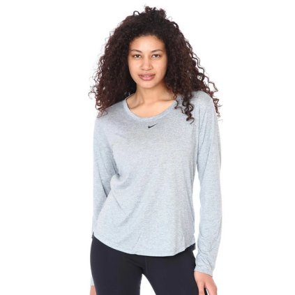 W NK ONE DF LS STD TOP-Dámské triko (Velikost XXS)