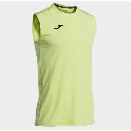 CHALLENGE SLEEVELESS SHIRT LIME-Pánský tenisový nátělník (Velikost L)