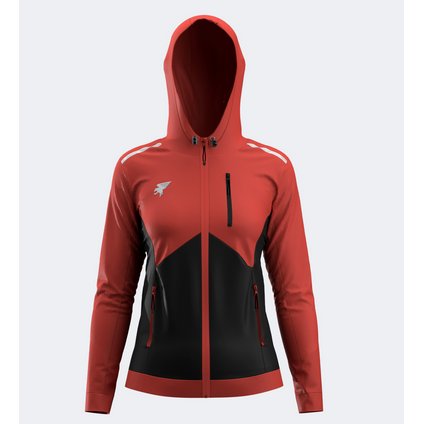 EXPLORER SOFT SHELL RED-Dámská bunda (Velikost M)