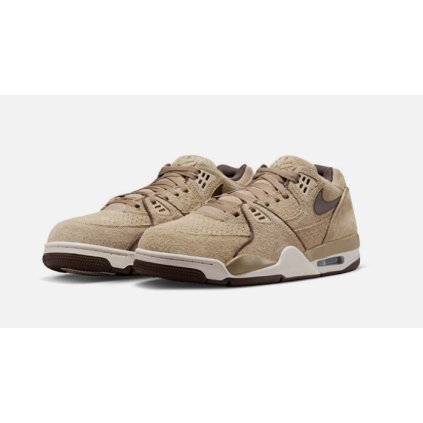Nike Air Flight '89 Low Khaki Suede-Pánské volnočasové boty (Velikost 11 US)