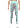 Nike Dri-FIT One Luxe Girl's Printed Leggings-Dívčí legíny (Velikost L)