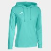SCULPTURE II ZIP-UP HOODIE TURQUOISE-Dámská mikina (Velikost M)