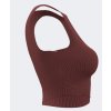 CORE TOP BURGUNDY-Dámský top (Velikost S-M)