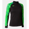 ELITE IX SWEATSHIRT BLACK FLUOR GREEN-Dámské triko (Velikost XL)