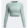 STEP LONG SLEEVE T-SHIRT GREEN-Dámská top (Velikost M)