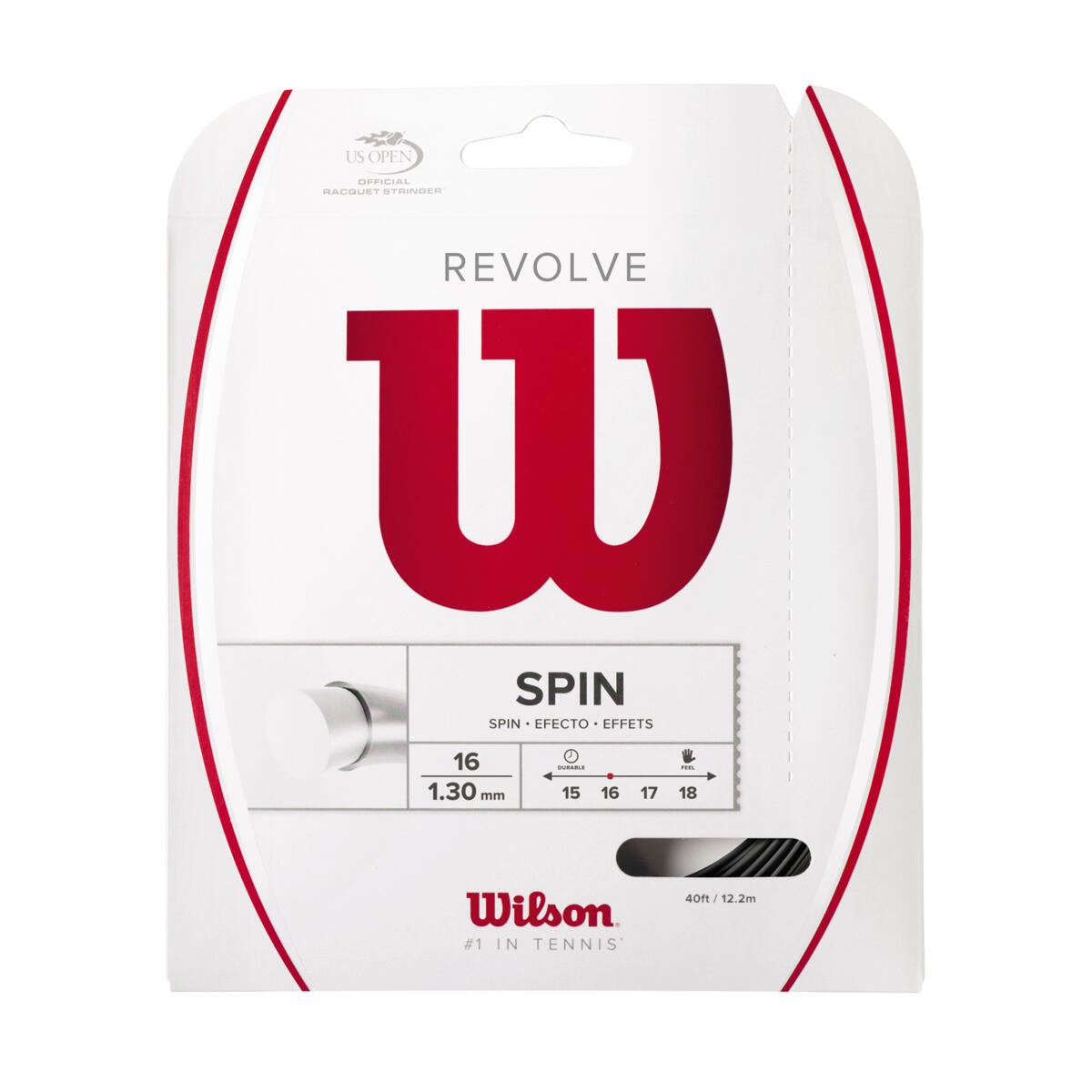Wilson Revolve Spin 12m 1,30 mm Barva:: Černá