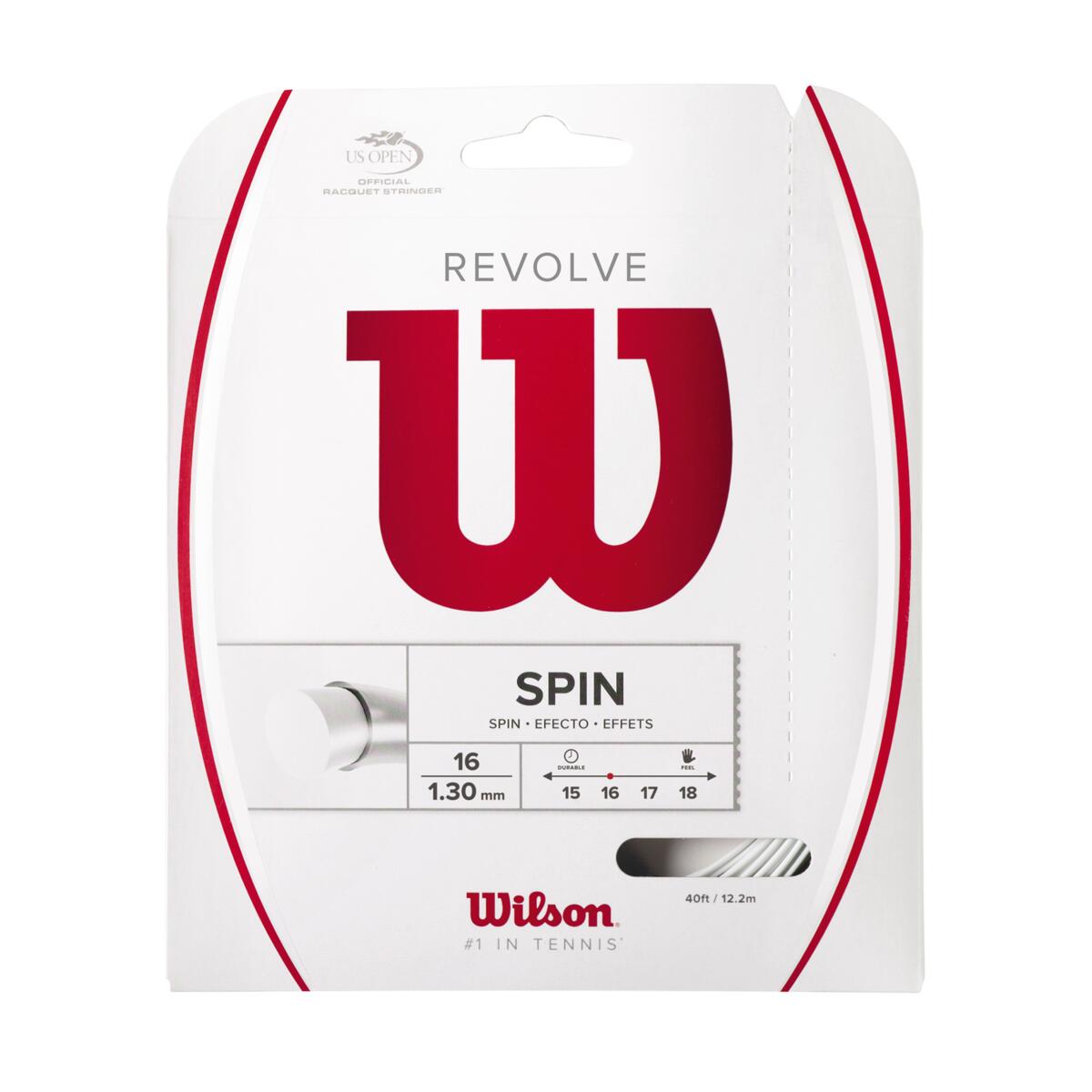 Wilson Revolve Spin 12m 1,30 mm Barva:: Bílá