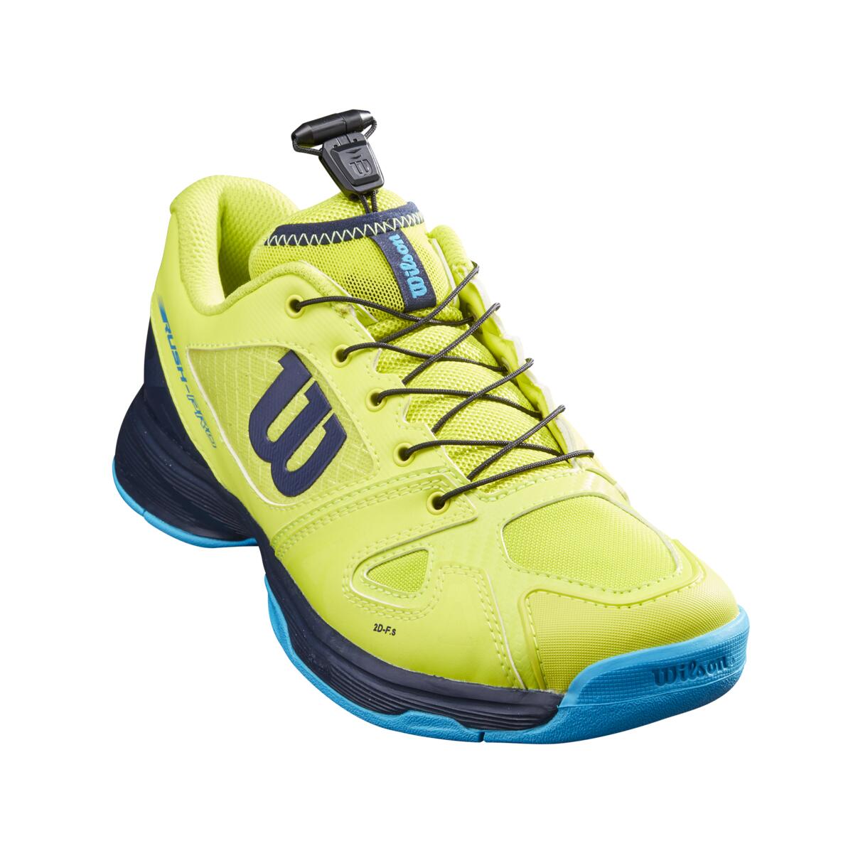 WILSON RUSH PRO JR QL Lime Pop/Navy Blaze/Barr Velikost: UK 3.5