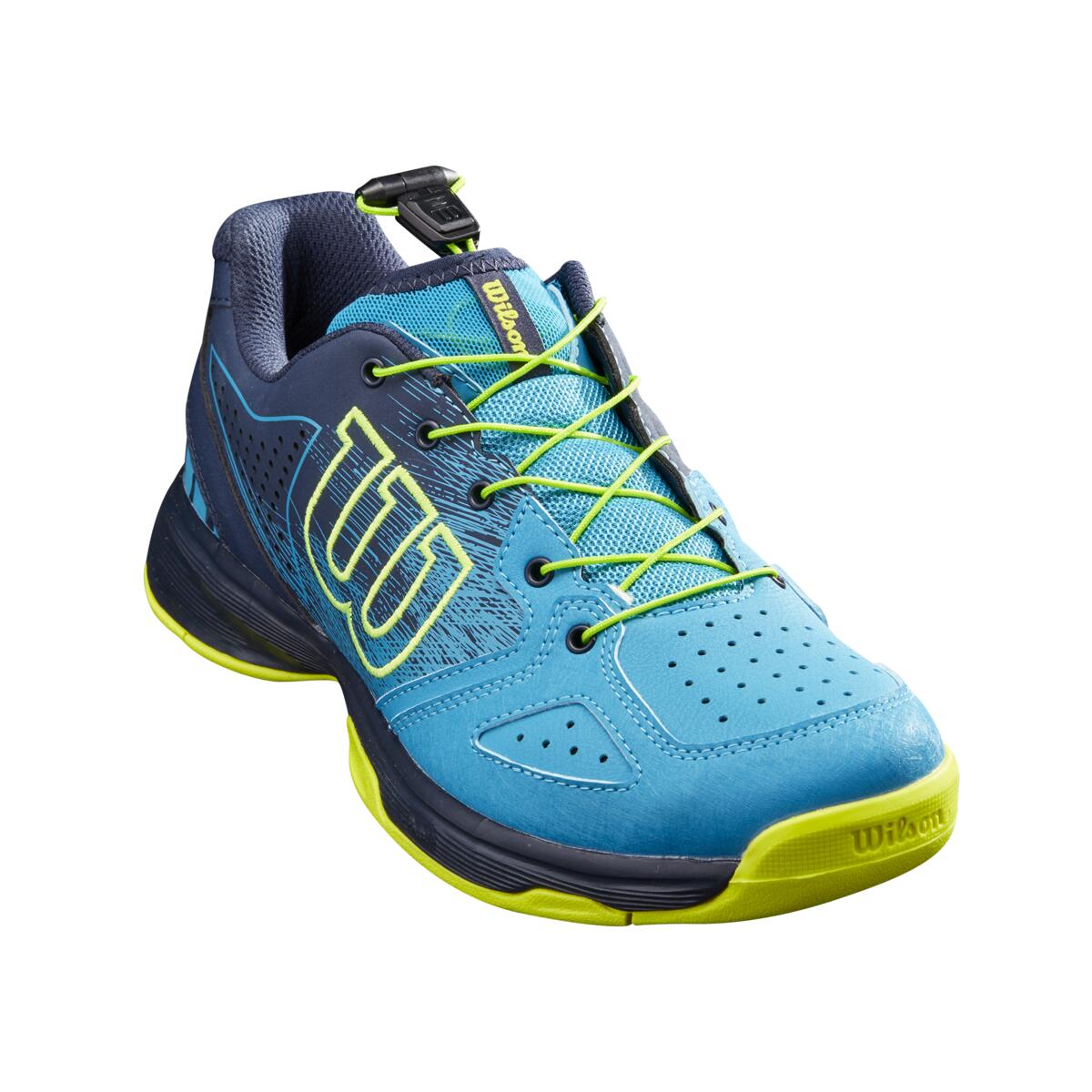 WILSON KAOS JUNIOR QL Barr Reef/Navy Blaze/Lime Velikost: UK 3.5