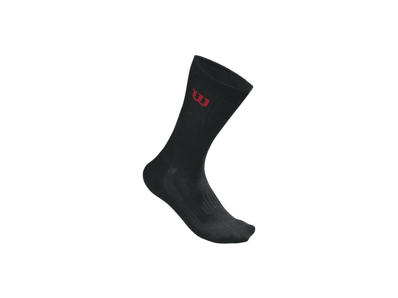 WILSON M CREW SOCK 3PR/PK Bk