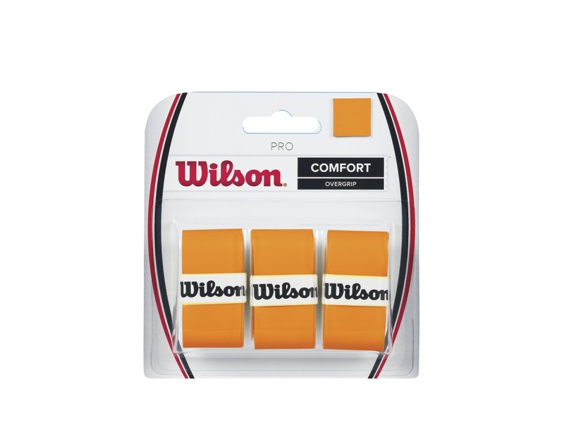 Wilson Pro overgrip 3ks oranžová