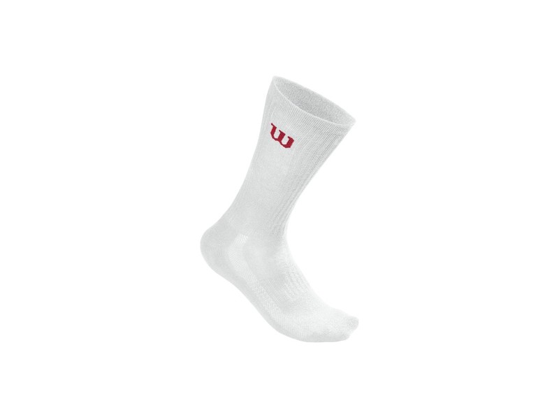 WILSON M CREW SOCK 3PR/PK Wh