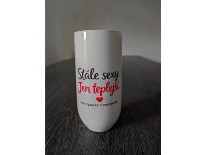 Sklenička bílá Menopauza